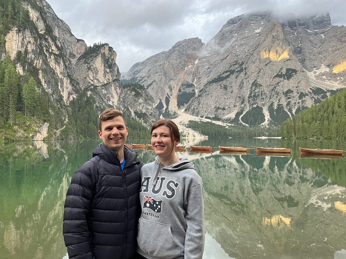 Les Flambino au lago di braies