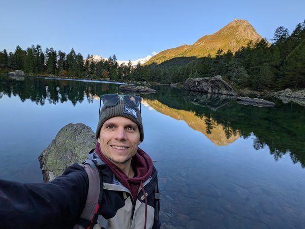 Guillaume au lac de saoseo