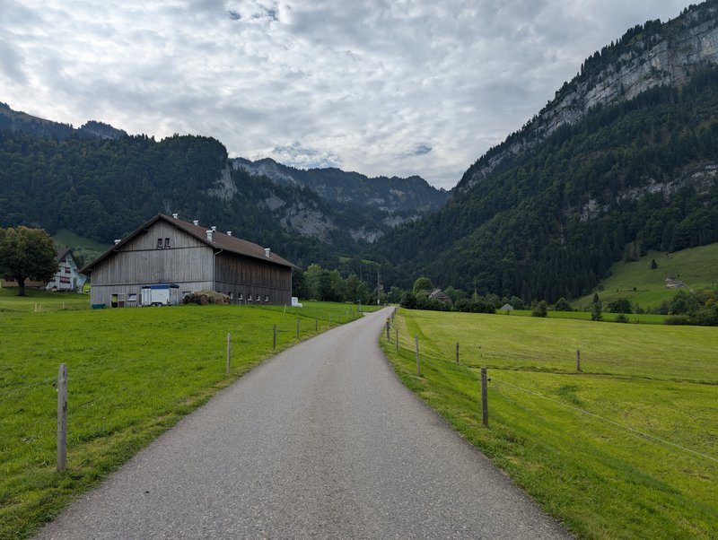 Chemin de la randonnée Saxer lucke